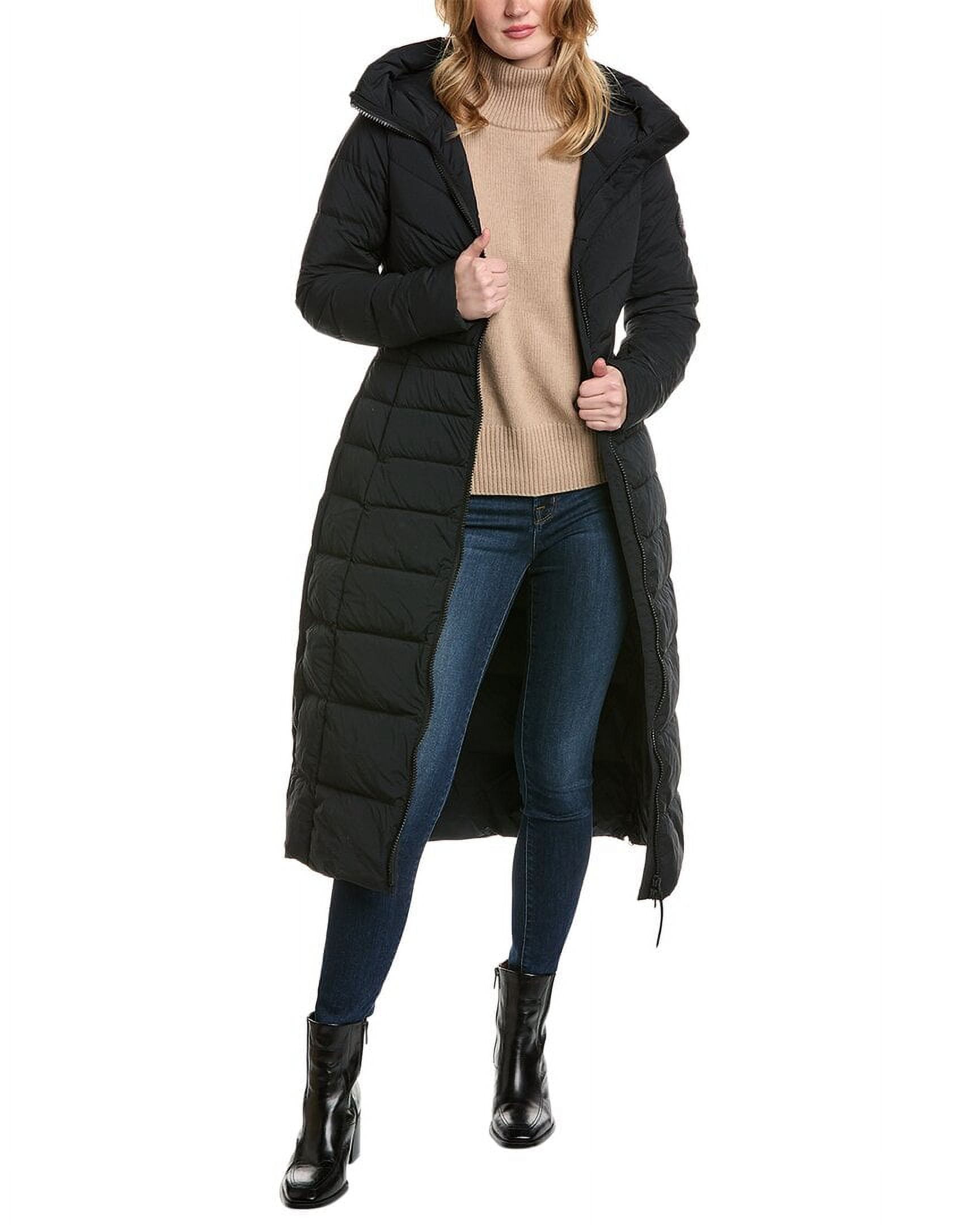 Canada Goose Black #39;Black Label#39; Claire Long Down Coat