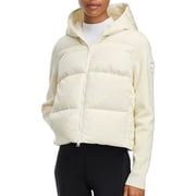 Canada Goose womens HyBridge Wide Quilt Knit Wool Hoodie, XL