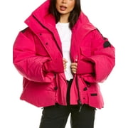 Canada Goose womens  Snow Mantra Cropped Down Coat, XXS, Pink