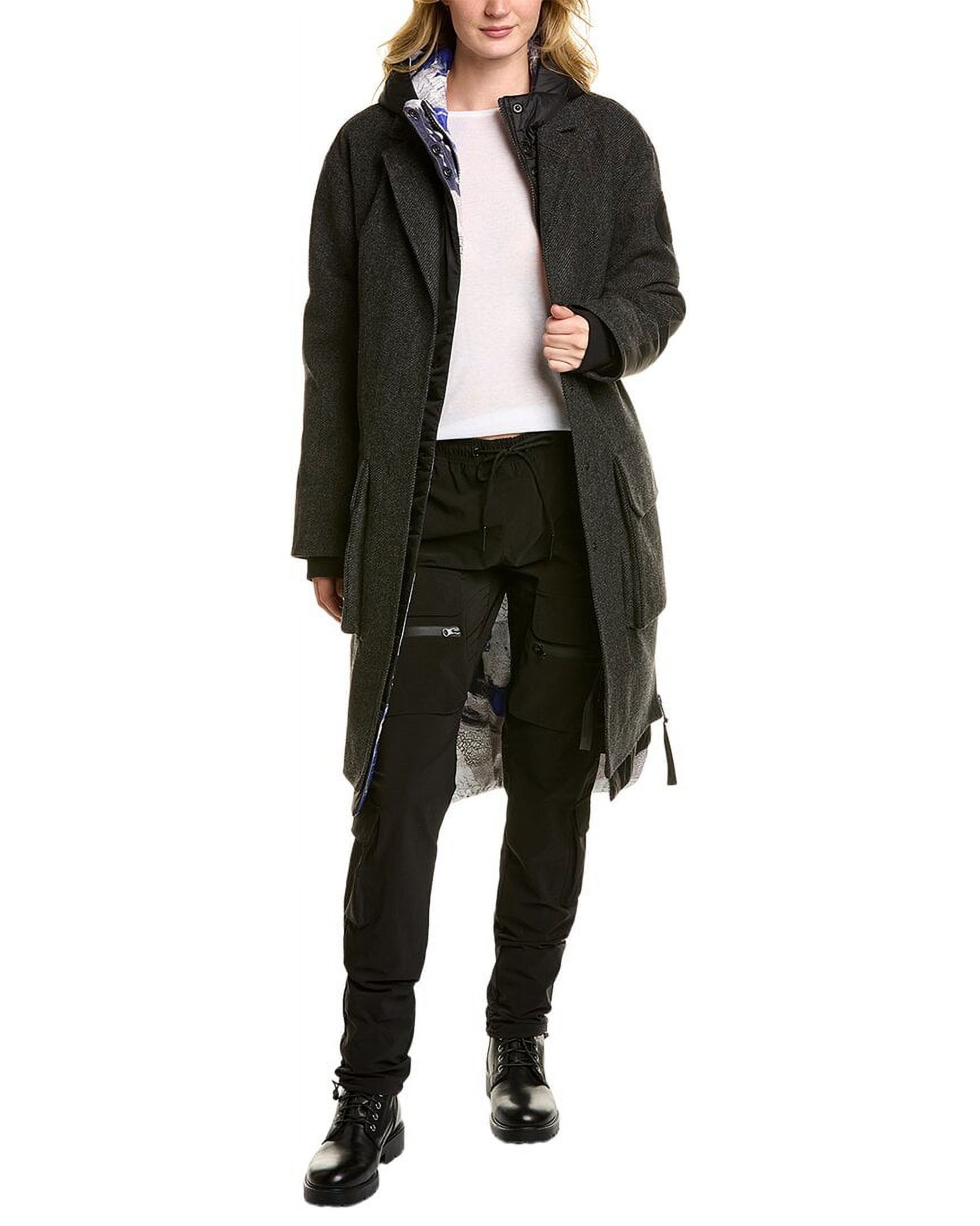 Canada Goose womens Viedma 4 In 1 Wool Coat S Black Walmart