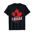 thumbnail image 1 of Canada Hockey Shirt Maple Leaf Ice Hockey Player Vintage T-Shirt, 1 of 5