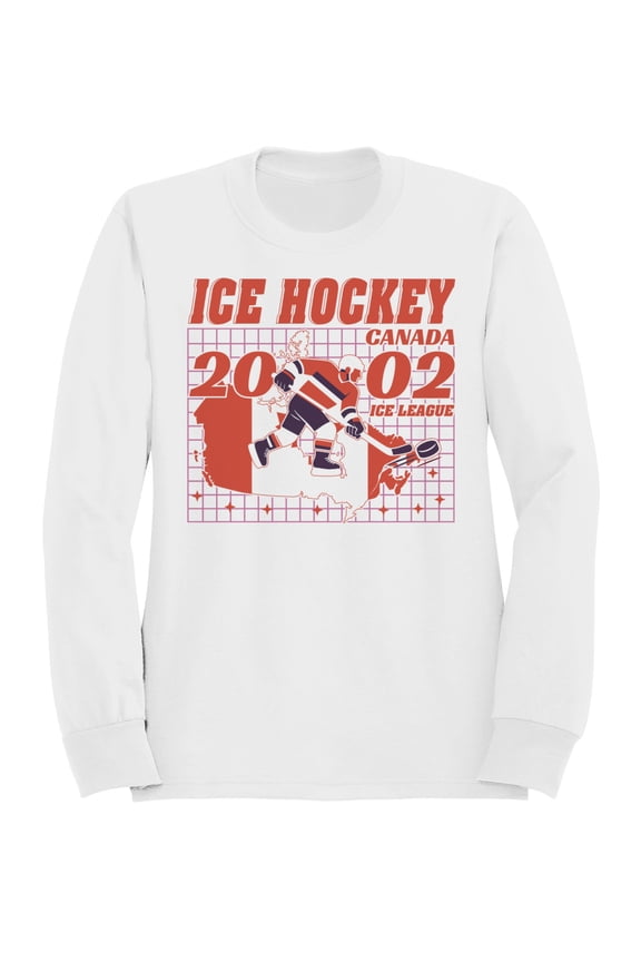 Canada Ice Hockey League 2002 Design Men's Sweatshirt