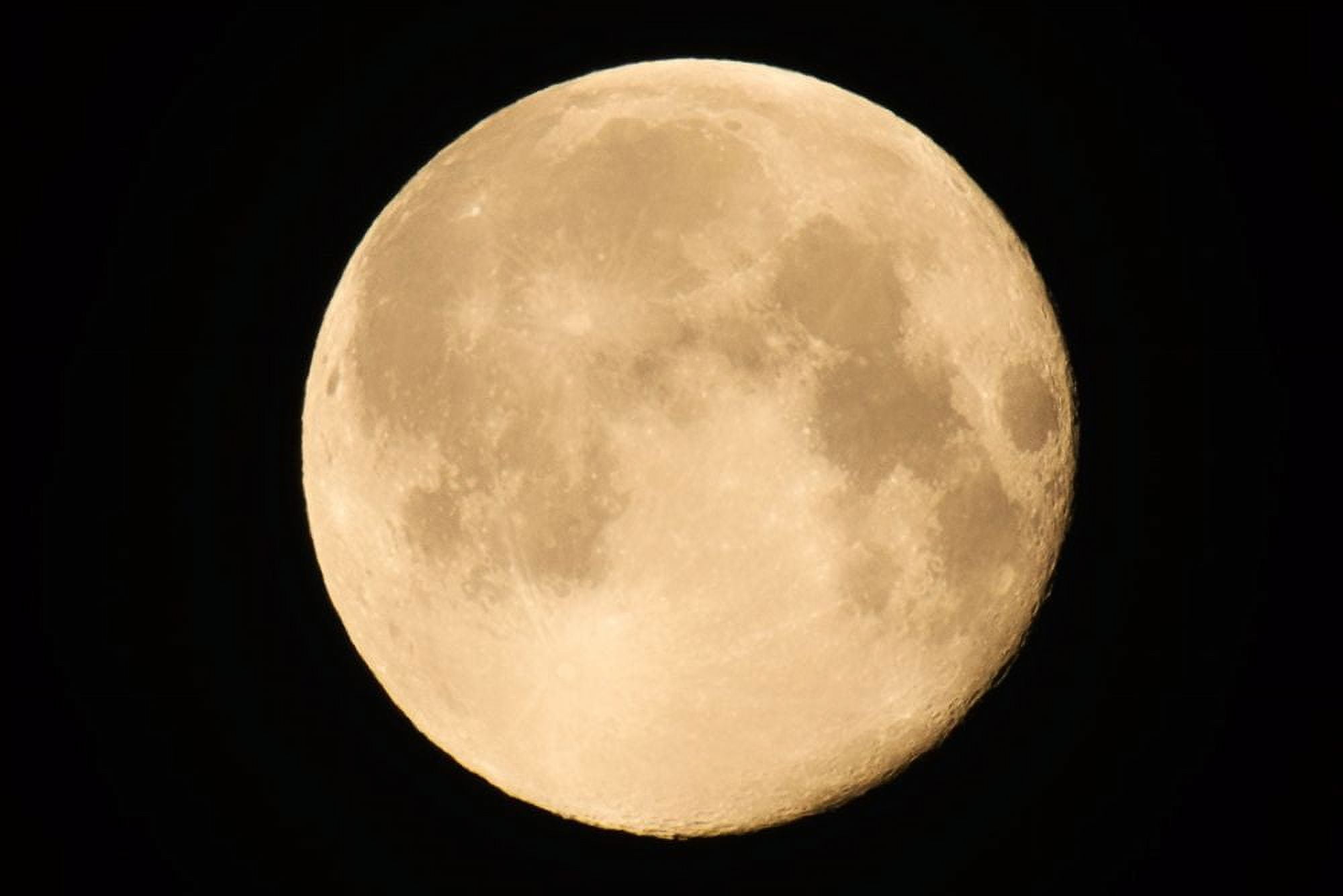 CanadaManitobaWinnipeg Closeup of full moon by Jaynes Gallery (24 x