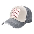 thumbnail image 1 of Canada Maple Leaf Baseball Cap Distressed Adjustable Vintage Cotton Denim Hat for Women Men, 1 of 7
