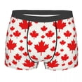 thumbnail image 1 of Canada Maple Leaf Canadian Flag Boxer Shorts For Men 3D Printed Male Underwear Panties Briefs Stretch Underpants, 1 of 7