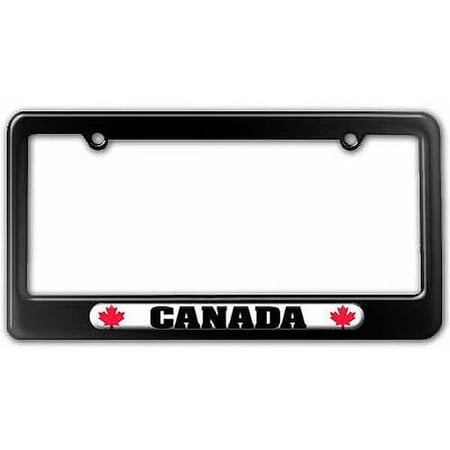 Canada Maple Leaf, Country License Plate Tag Frame, Multiple Colors