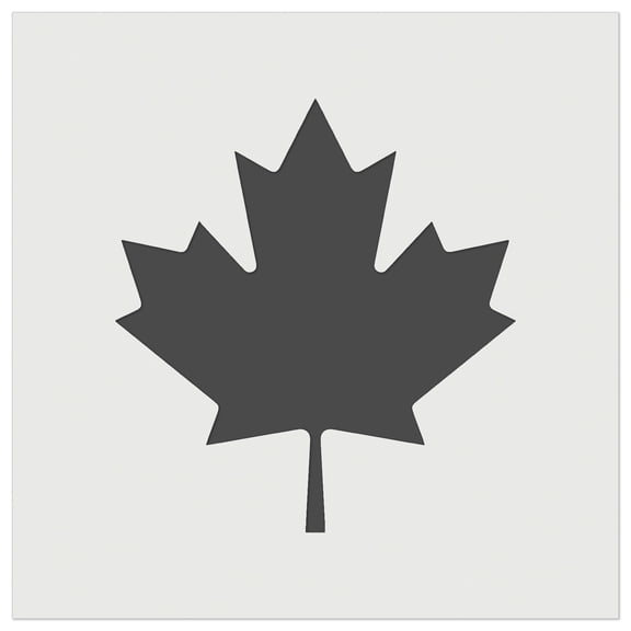 Canada Maple Leaf DIY Cookie Wall Craft Stencil - 5.5 Inch
