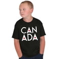 thumbnail image 1 of Canada Maple Leaf Flag Patriotic Crewneck T Shirts Boy Girl Teen Brisco Brands M, 1 of 1