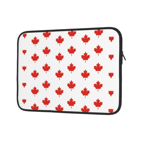 Canada Maple Leaf Neoprene Sleeve Pouch Case Bag for 13" - 15" Inch Laptop Computer