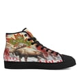 thumbnail image 1 of Canada Merry Christmas Eh Canada Moose High Top Canvas Shoes Sneakers Black Size 9.5, 1 of 7