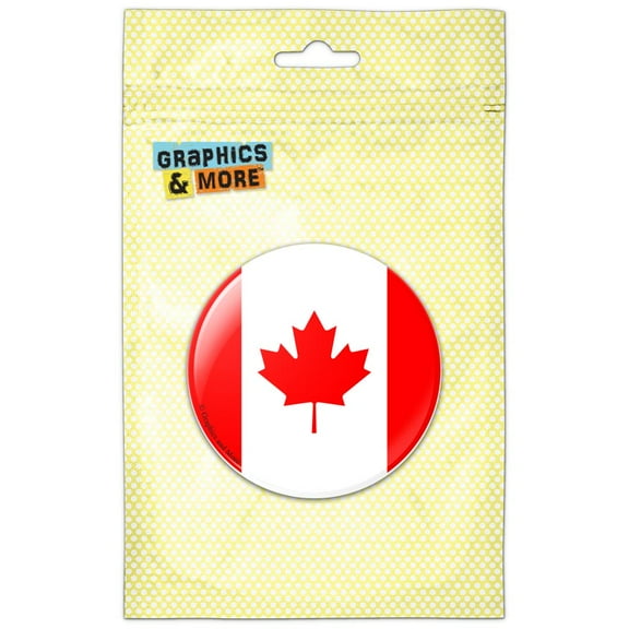 Canada National Country Flag Pinback Button Pin Badge