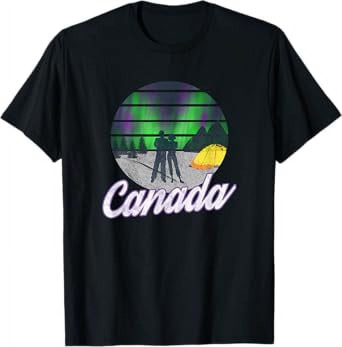 Canada Northern Lights Aurora Spotting Holiday TShirt