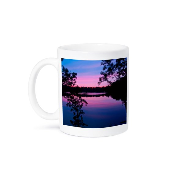 3drose, Canada, Ontario, Quetico Park, Lake Agnes Wilderness Sunset, 15oz Mug