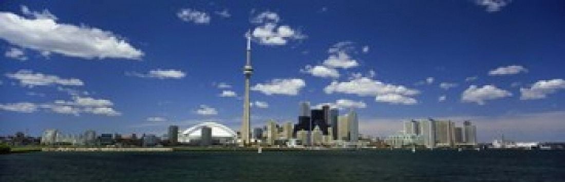 Canada OntarioToronto Canvas Art - Panoramic Images (18 x 6)