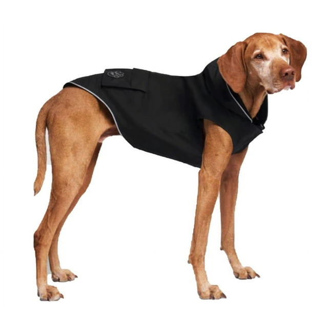 Canada Pooch Torrential Tracker Waterproof Dog Rain Coat (Black, 26 (25