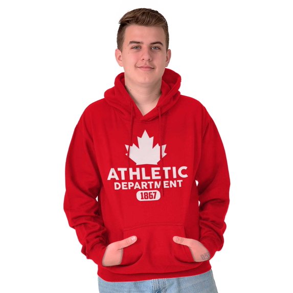 Canada Pride Distressed Maple Leaf Unisex Plus Fleece Graphic Hoodie Brisco Brands 2X