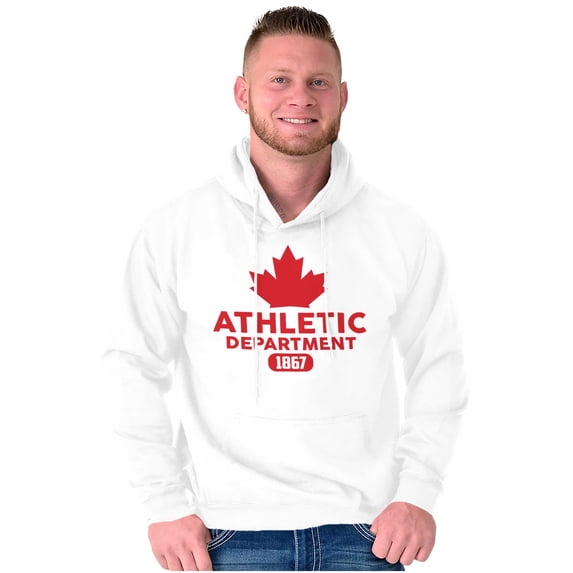 Canada Pride Distressed Maple Leaf Unisex Plus Fleece Graphic Hoodie Brisco Brands 2X