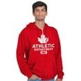 thumbnail image 1 of Canada Pride Distressed Maple Leaf Unisex Fleece Graphic Zip Up Hoodie Brisco Brands 2X, 1 of 5