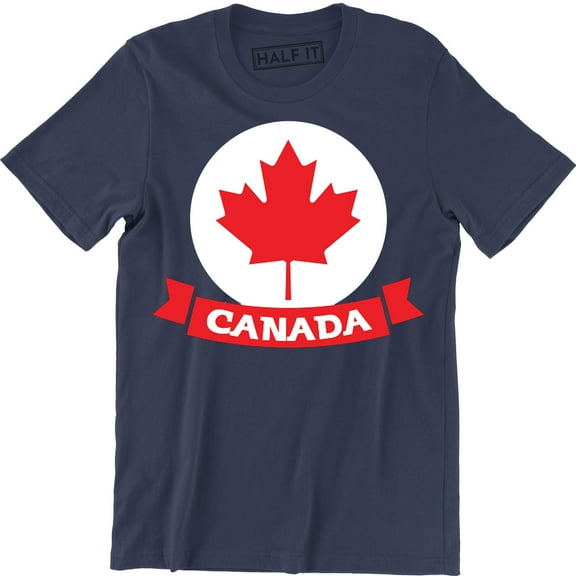 Canada Pride Mens Funny Patriotic Flag Retro Feel Canadian Maple Leaf T-Shirt
