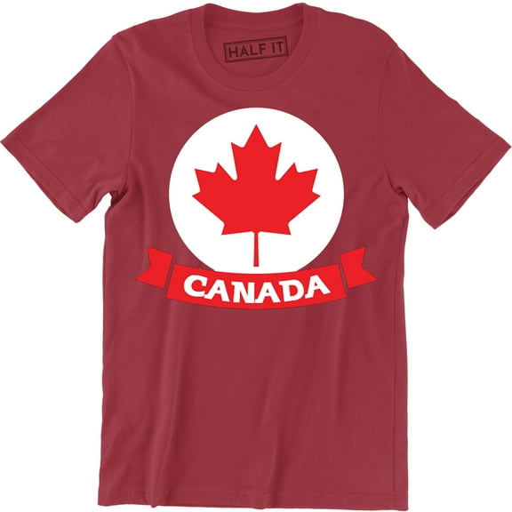 Canada Pride Mens Funny Patriotic Flag Retro Feel Canadian Maple Leaf T-Shirt