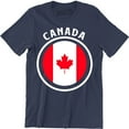 thumbnail image 1 of Canada Pride Mens Funny Patriotic Novelty Retro Feel Canadian Maple Leaf T-Shirt, 1 of 4