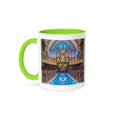 thumbnail image 1 of 3dRose, Canada, Quebec, Montreal, Notre Dame Basilica. , 11oz Two-Tone Green Mug, 1 of 1