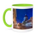 thumbnail image 1 of 3dRose, Canada, Quebec, Montreal, Old Montreal at dawn. , 11oz Two-Tone Green Mug, 1 of 7