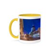 thumbnail image 1 of 3dRose, Canada, Quebec, Montreal, Old Montreal at dawn. , 15oz Two-Tone Yellow Mug, 1 of 7