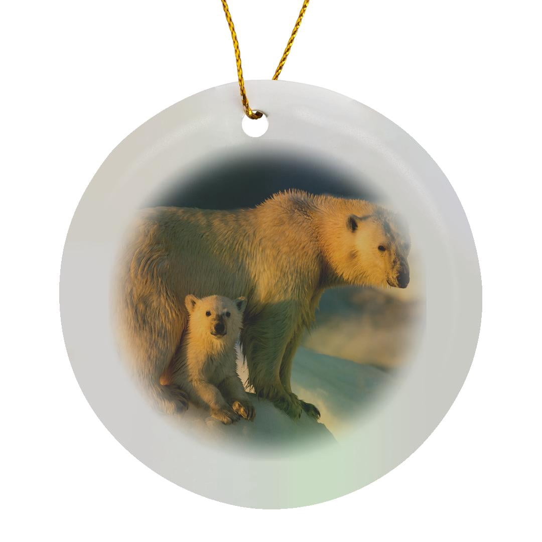 Polar Bear Bracelet – Inspirational Bead Bracelet With Elastic String, Gift For Polar Bear Lovers
