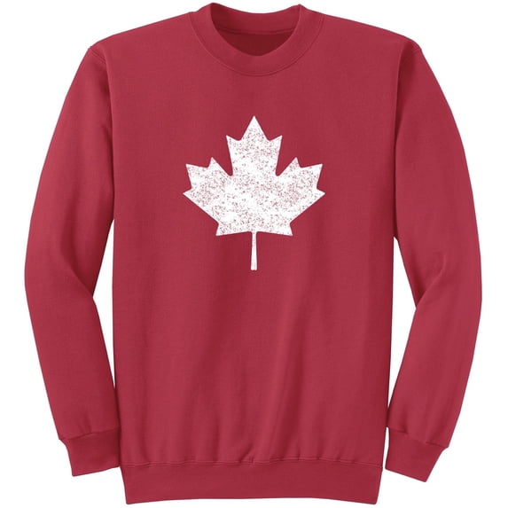 Canada Sweatshirt Canadian Maple Leaf Flag Country Pride Pullover Fleece Crewneck Sweater