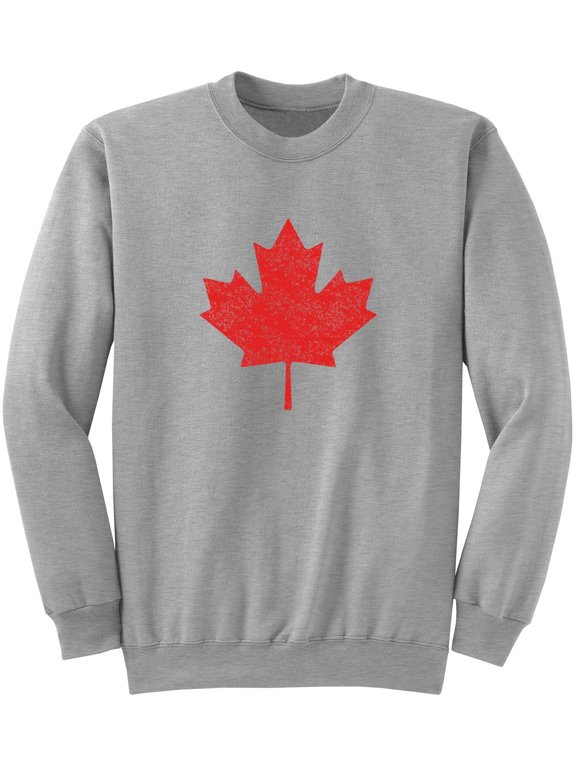 Canada Sweatshirt Canadian Maple Leaf Flag Country Pride Pullover Fleece Crewneck Sweater