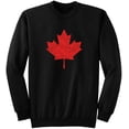 thumbnail image 1 of Canada Sweatshirt Canadian Maple Leaf Flag Country Pride Pullover Fleece Crewneck Sweater, 1 of 9