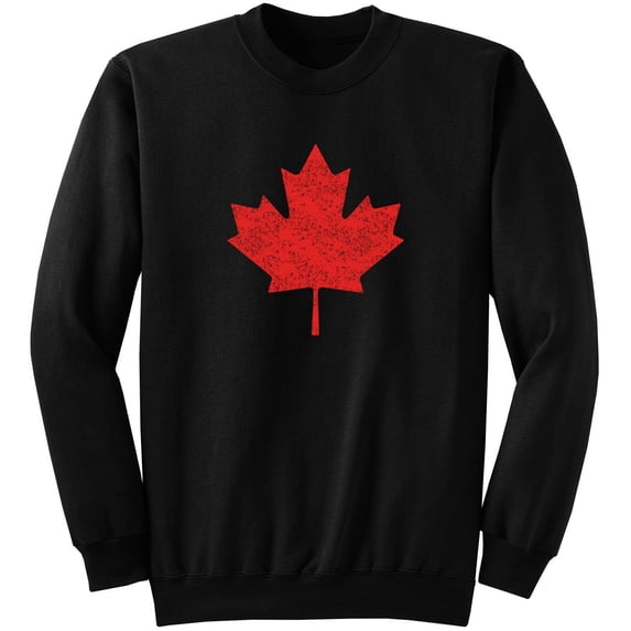 Canada Sweatshirt Canadian Maple Leaf Flag Country Pride Pullover Fleece Crewneck Sweater