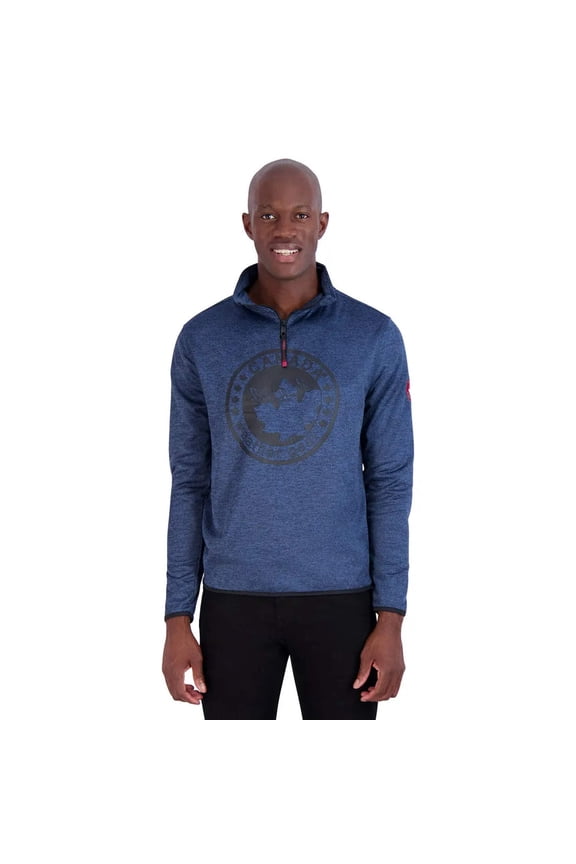 Men's 1/4 Zip Birdseye Sweater