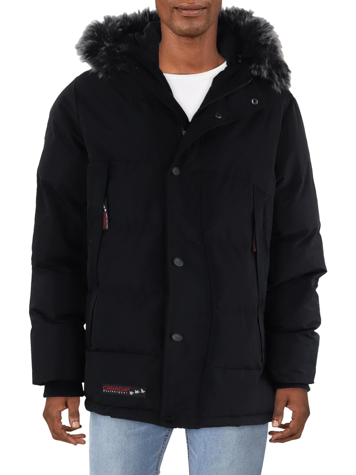 Canada Weather Gear Mens Hooded Cold Weather Parka Coat