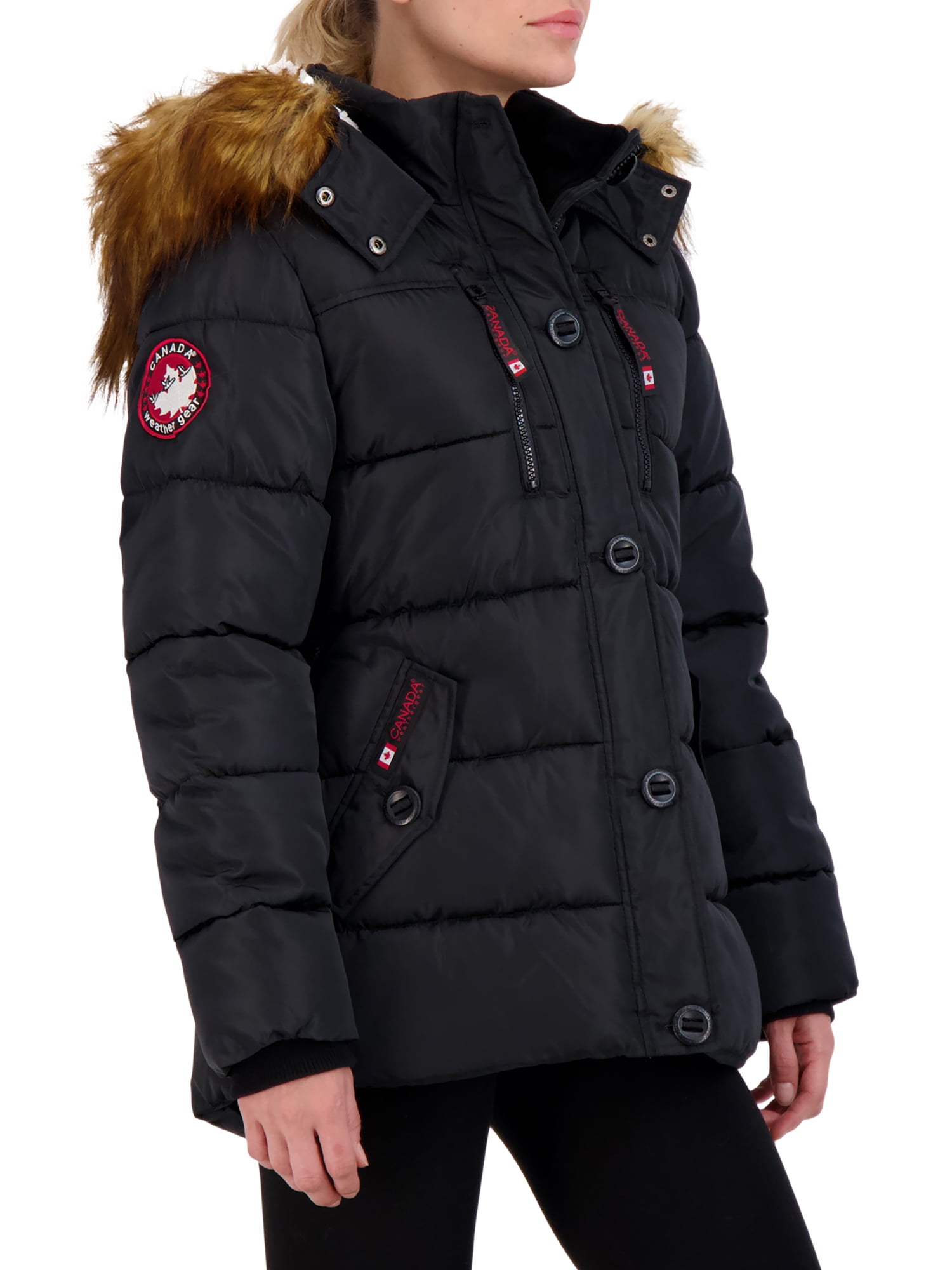 Canada weather gear puffer parka Clearance