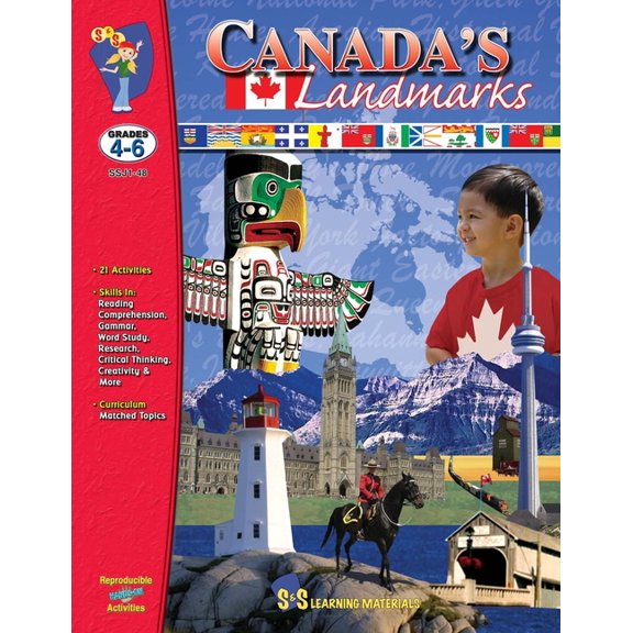 Canada's Landmarks Grades 4-6 (Paperback)