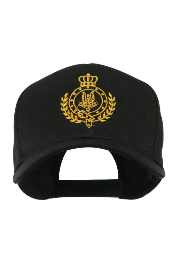 Canadian Air Force Badge Outline Embroidered Cap - Black OSFM