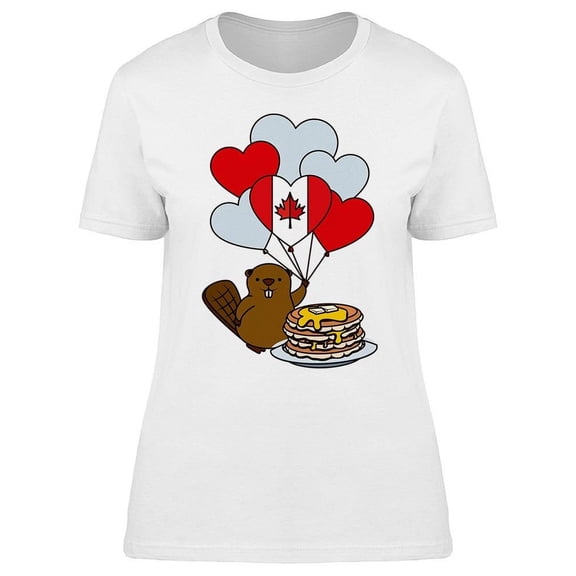 Canadian Balloons Helium T-Shirt Women -Image by Shutterstock, Female Small