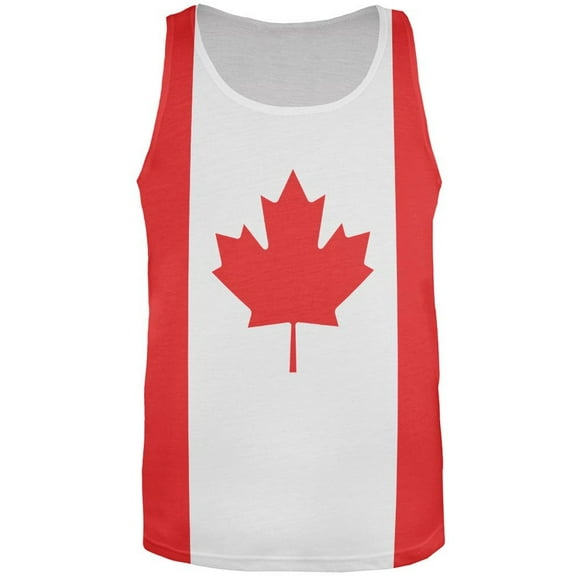 Canadian Canada Flag All Over Mens Tank Top Multi X-LG