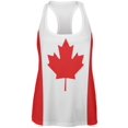 thumbnail image 1 of Canadian Canada Flag All Over Womens Work Out Tank Top Multi 2XL, 1 of 1