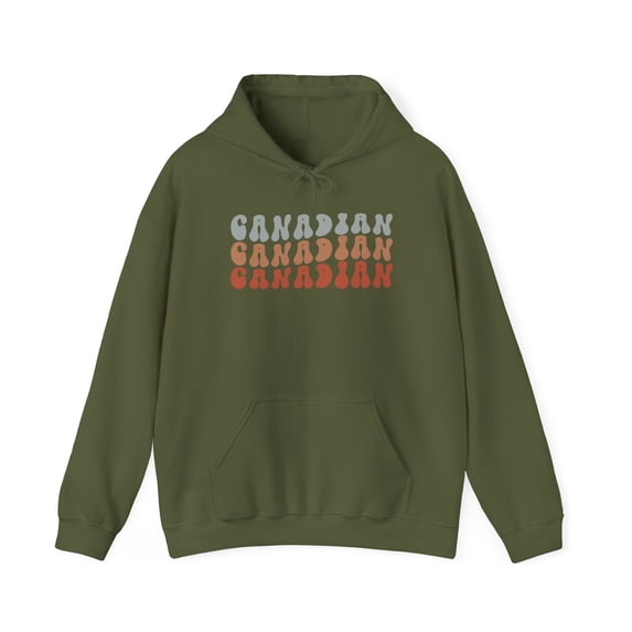 Canadian Canadia Pride Hoodie, Gifts, Hooded Sweatshirt