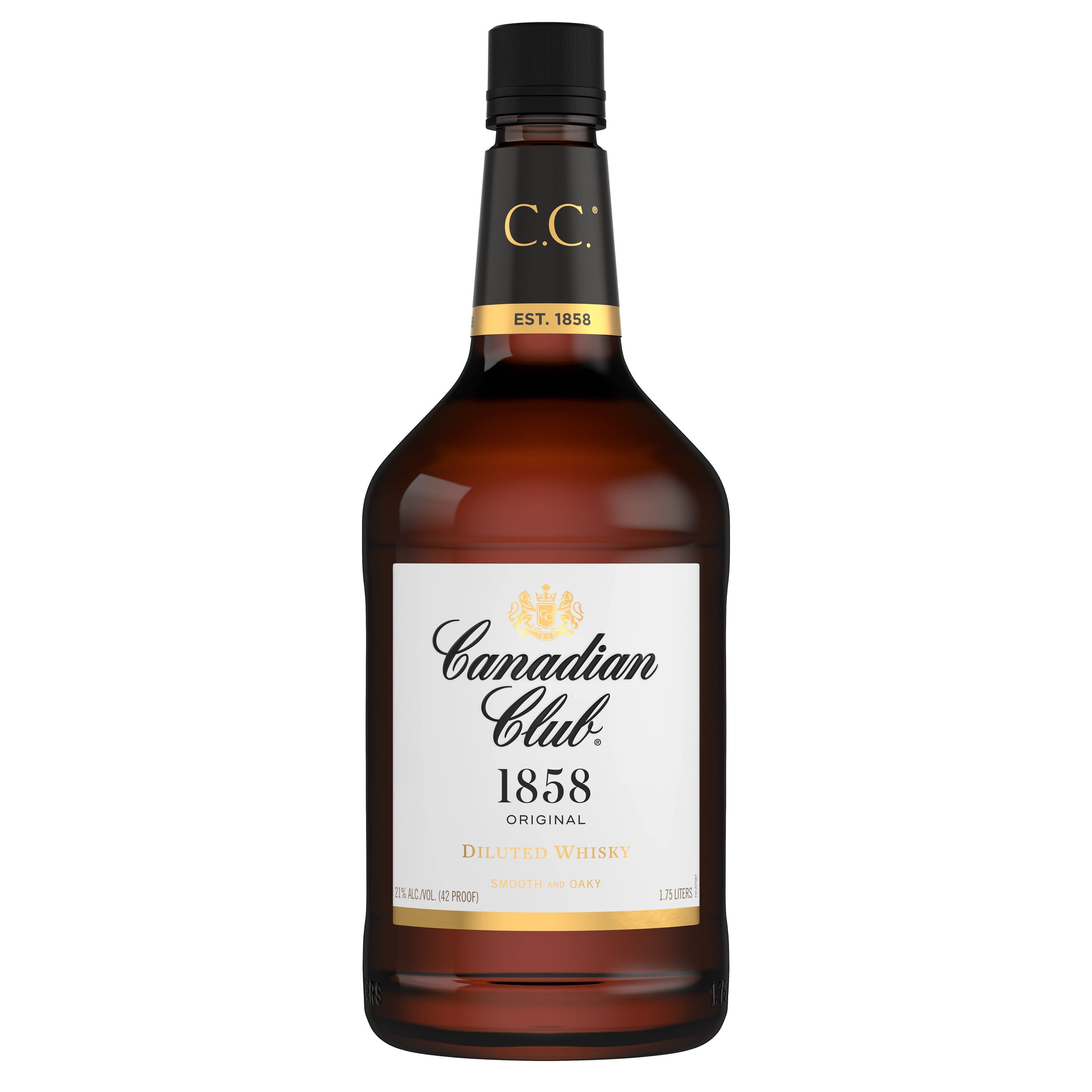 Canadian Club 1858 Original Diluted Whisky 1.75 L - Walmart.com