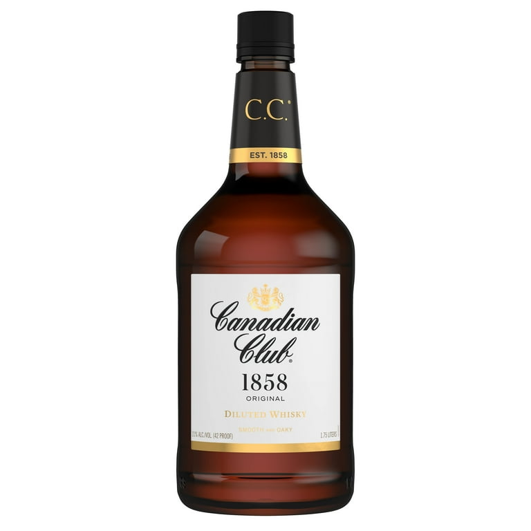 Canadian Club 1858 ブレンデッドウイスキー 1750ml 3本 楽天市場】カナディアンクラブ 1750ml ペットボトル 正規品