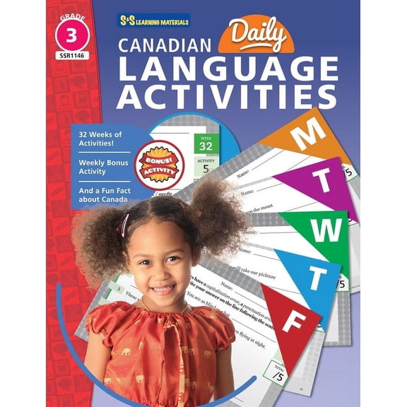 Canadian Daily Langauge Canadian Grade 3 Daily Language Activities, Book 3, (Paperback)
