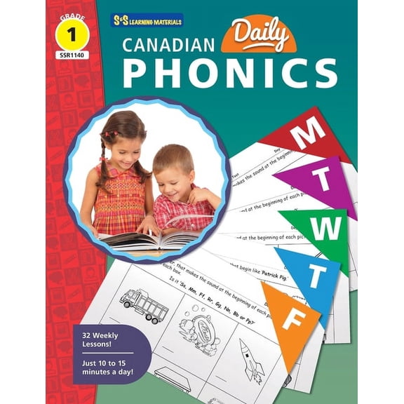 Canadian Daily Phonics Canadian Grade 1 Daily Phonics, Book 2, (Paperback)