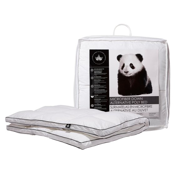 Canadian Down & Feather Company Microfiber Down Alternative Poly Bed - White Queen