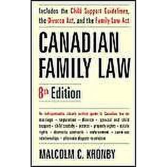 Pre-Owned Canadian Family Law 9780773762565
