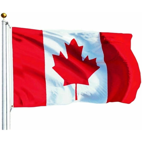 Canadian Flag 3X5 Printed Nylon Canada Maple Leaf Banner Indoor Outdoor Grommet