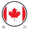 thumbnail image 1 of Canadian Flag - 8" Vinyl Sticker - For Car Laptop I-Pad - Waterproof Decal, 1 of 1